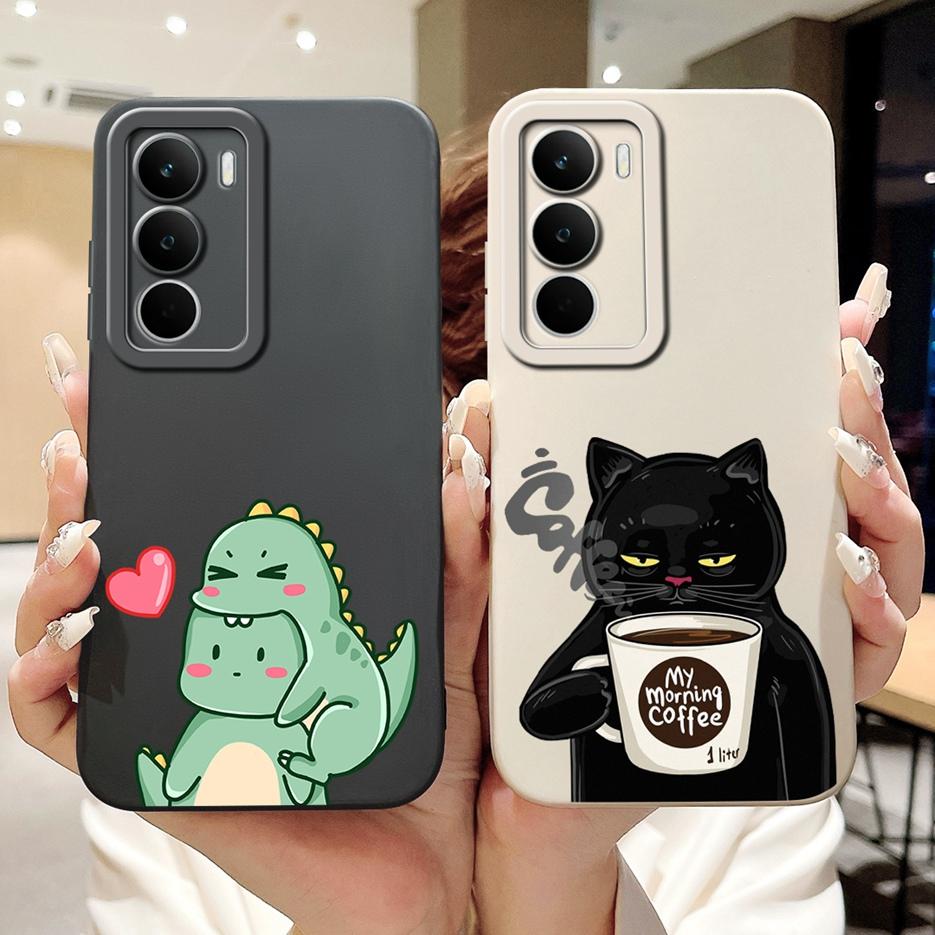 For Realme C75 Case RMX3941 Cute Cat Dinosaur Cartoon Cover Soft TPU Phone Case For Realme C71 C 75 RealmeC75 X C75X Fundas Bags