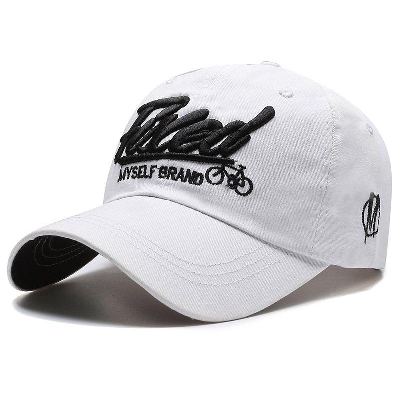 

Шляпа Мужская Весна Лето Корейская Версия Прилив Солнцезащитная Бейсболка Молодежная Повседневная Солнцезащитная Кепка с Козырьком Женская Вышитая Хип-Хоп Adjustable белый