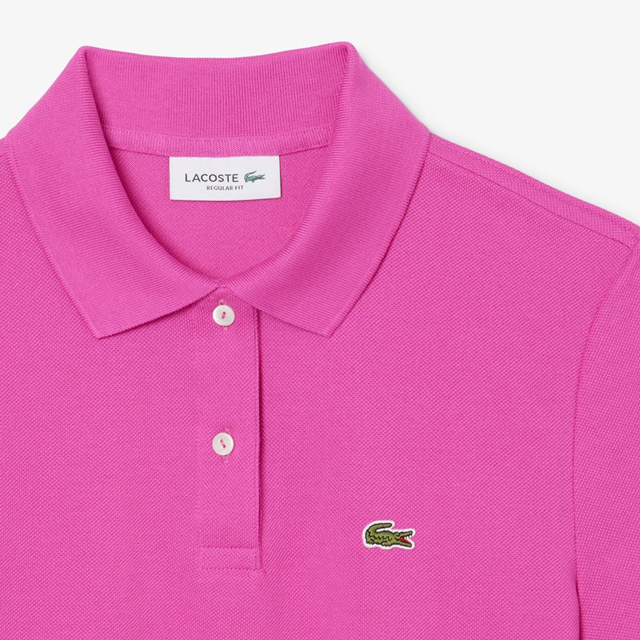 [lacoste] Women's 2-Button Regular Fit Polo Shirt PF7839-55GI1L