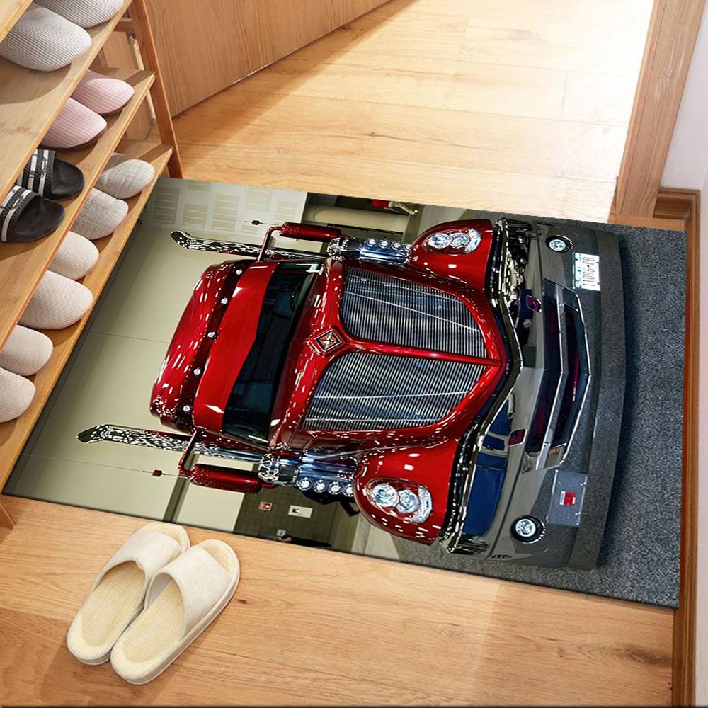 Kw Heavy Trucks Area Rug Suitable For Study Room Foyer Dining Room Dormitory Antislip Carpet Office Home Decor