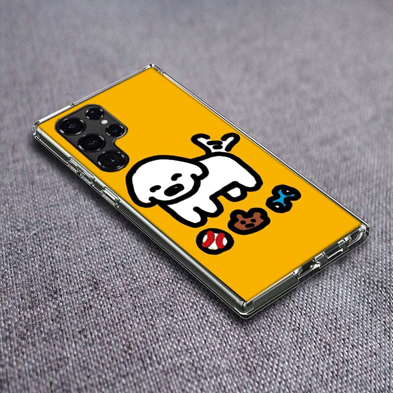 

Cute Matsui Art Phone Case For Samsung Galaxy S24 S23 S21 S20 FE S22 S26 Ultra S25 Edge S10 Plus Cover Clear TPU Capa Shell Coqu Samsung S23 FE