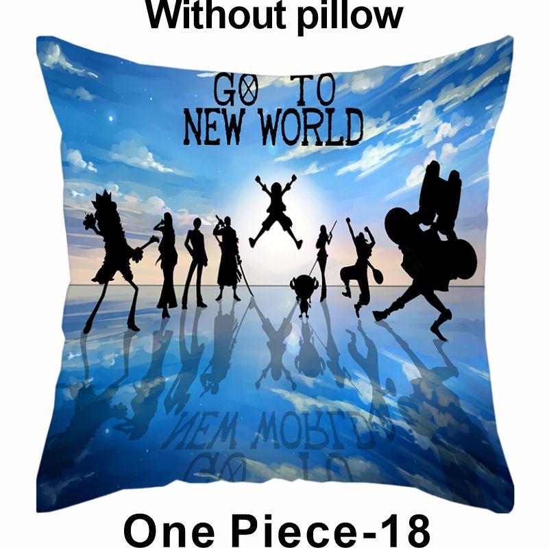 One Piece Monkey D Luffy Pillow Cover Anime Fans Exclusive Limited Edition Treasure Themed Decor for Bedroom  Dorm Room
