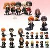 3pcs/10pcs Style Vinyl Figures Set Hermione Ron Hedwig Collectible Car Model Toy Cake Decoration Q PVC Including Entertaining Play Safe Kid Friendly