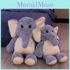 Children Elephant Plush Toy With Short Pile Velvet For Kids Room Decor
