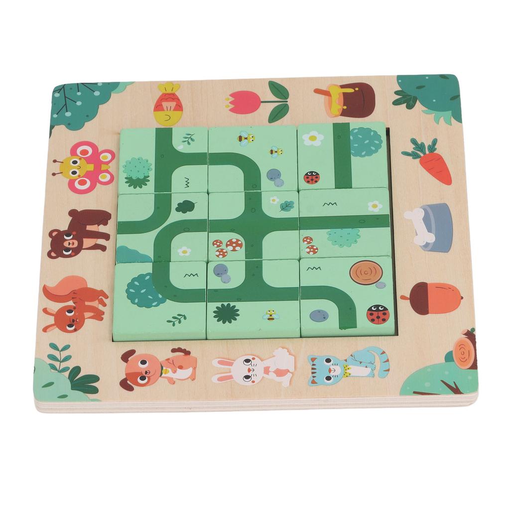 Kids Puzzle Toy Wooden Educational Jigsaw Puzzle Game for Festival Party Gathering