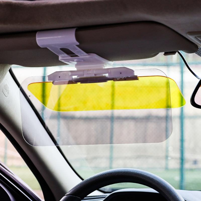 Car Sun Visor High Definition Anti-Glare Dazzling Goggle Day Night Vision Driving Mirror UV Fold Flip Down Clear View Visor