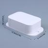 Desktop WiFi Project Box with Mounting Holes ABS Plastic Junction Box for Easy Electrical Wiring Setup
