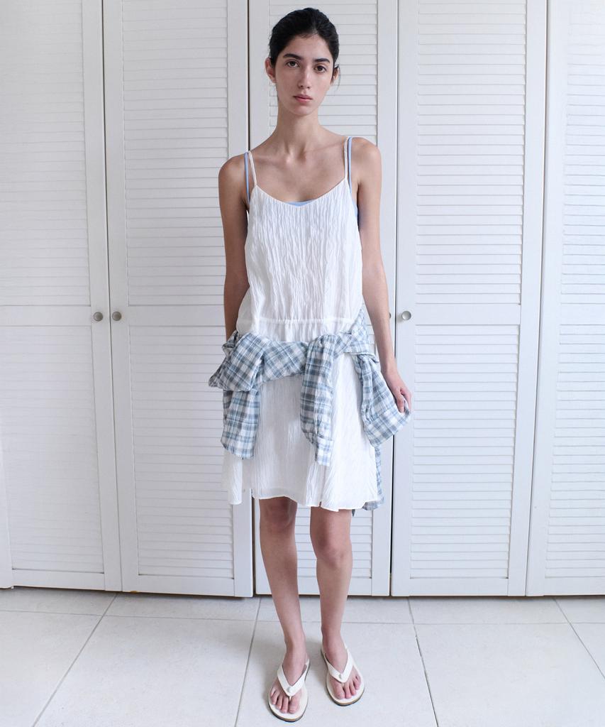 ANDNEEDS Boho Check Shirt (Blue)