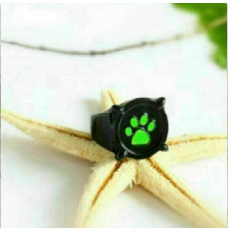 Marihøne Cat Noir Adrien Svart Pote Ring Smykker Lovelygirl Smykker