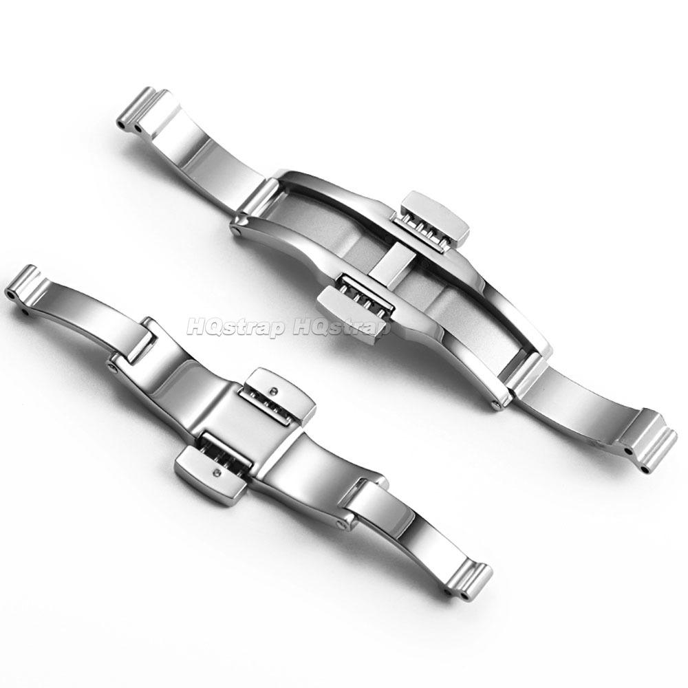 Edelstahl Uhrenschließe für Tissot 1853 T035617 T035439 Uhr Knopf Armband Schließe Doppeldruck Faltschließen Zubehör