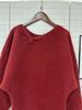 New Year's Little Red Dress Hepburn-Style: Elegant Glitter Knit Dress for Women, Autumn/Winter Collection