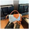 Denim bag women's summer new fashion niche shoulder messenger bag high-end small square bag