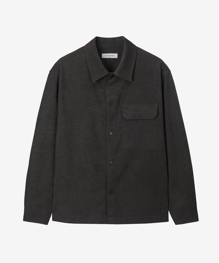 MINDBRIDGE Suede Shacket - 3Color Myws6101