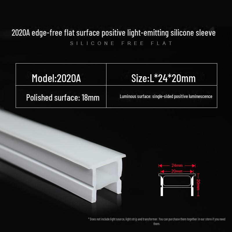 Thread-Free Silicone-Sleeve LED Light: Flexible, Shapeable, and Luminous Linear Strip