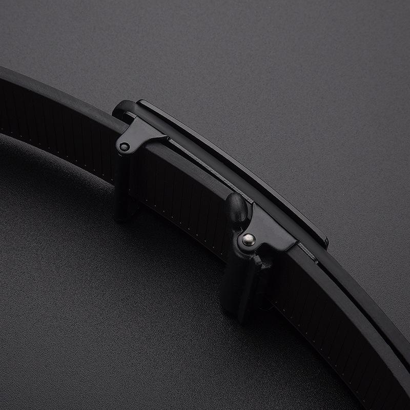 Belt Men'S Classic Automatic Buckle Men'S Belt Pu Belt Body Smooth Buckle Business Belt Men'S Belt