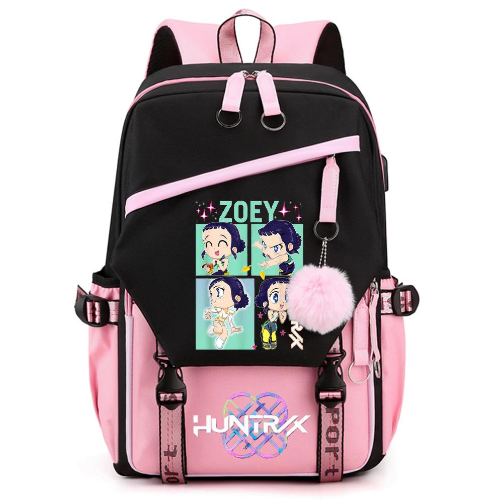 Anime K-pop Demon Hunters Printed Large Capacity Backpack for Teenger Student Girl Boy Back To School Bookbag Kid Gift Women Waterproof Travel Bag