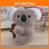Delightful Koala Plush Keychain Fashionable Keyring Soft And Huggable Design