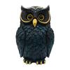 Festives Owl Sculpture Resin Bird Small Figurine Ornament for Christmas Birthday Home Office Desktop Bookshelf Decors