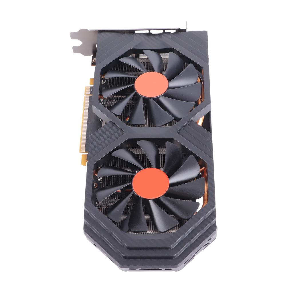 RX590 8GB GDDR5 256bit Graphics Card DisplayPort DVI D HD Multimedia Interface Low Noise Dual Fans Gaming Graphics Card