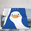 Cute Cartoon Duck  Blanket Quality Super Soft  Throw Blanket Winter Kids Adult Couch Chair Print Bedspread
