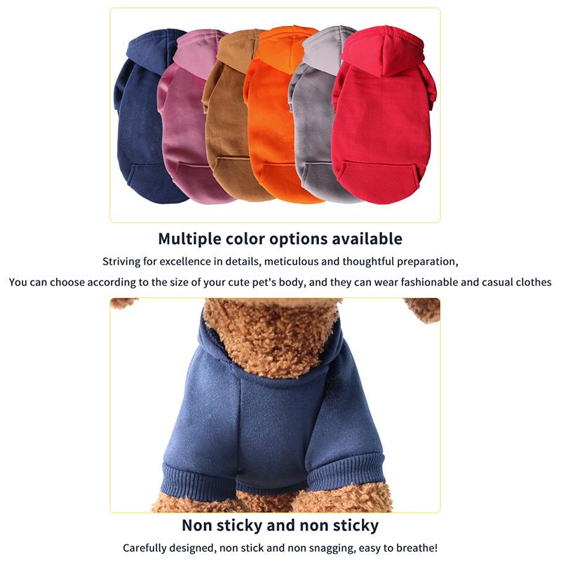 Winter Dog Hoodies Sweatshirt Jacket For Small And Medium Dog Pet Coat Puppy Clothes Chihuahuas Bulldog Costume Puppy Pet Autumn