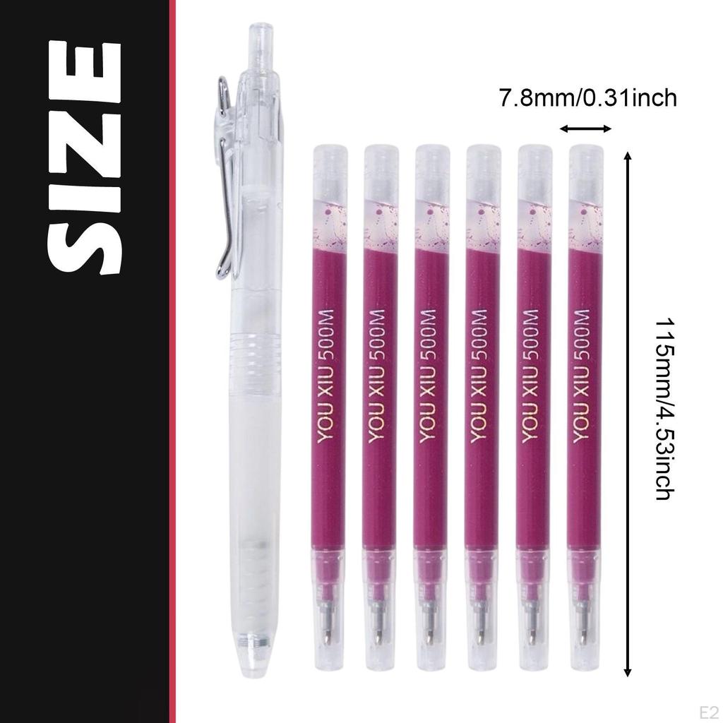 7 Markers, Heat-Eraseable Reusable Marking Pens, Temporary Tailor's Easy to Use,