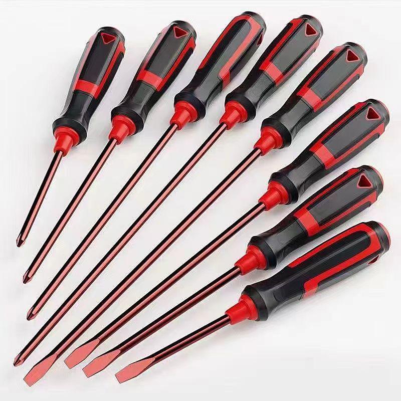 Japanese Industrial S2 Alloy Steel Screwdriver Set - Flat Cross, Super Hard, Free Shipping