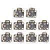 10pcs Gamepad Joystick Drift Repair Board Universal 3D Analog Joystick Drift Fix Mod for Game Controllers Black