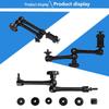 SLR Camera Magic Arm Mount Kit with 7/11-Inch Size Options – Includes Large/Small Crab Clamp and Mighty Clamp