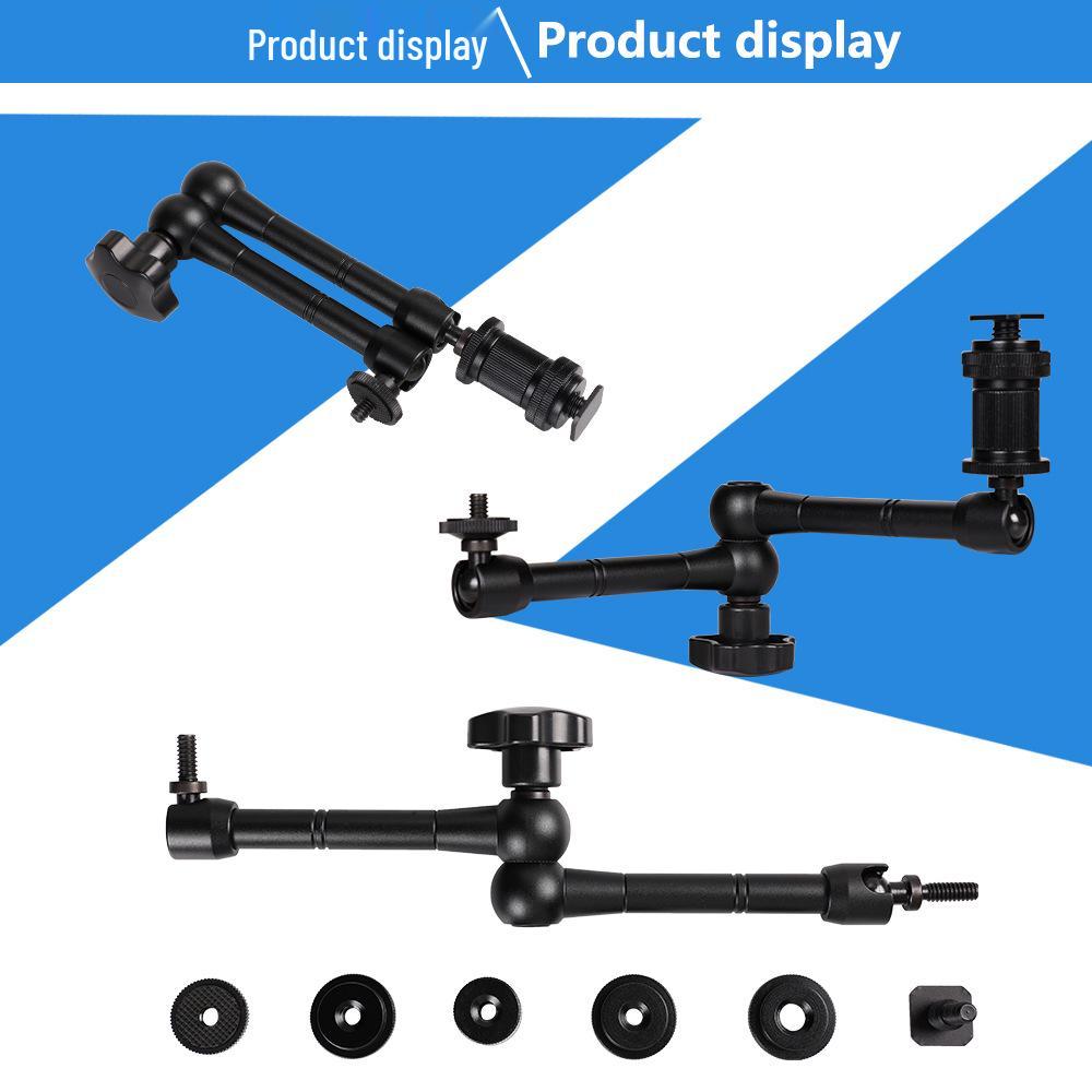 SLR Camera Magic Arm Mount Kit with 7/11-Inch Size Options – Includes Large/Small Crab Clamp and Mighty Clamp