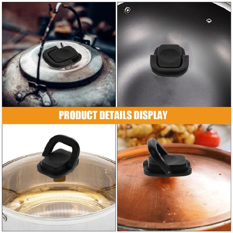 Ergonomic Grip Foldable Lid Handle Pot Cover Replacement Knob For Kitchen Various Pot And Pans Cookware Accessories