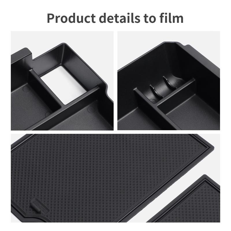 Armrest Storage Box for Ford Ranger 2024 2025 Center Console Organizer Stowing Tidying Car Accessories