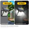 LED Motion Sensor Wall Lamp Solar Light Outdoor Garden Light 3 Lighting Modes Solar Fence Light Waterproof Solar Patio Lamp