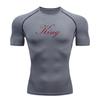 Compression T-Shirts for Men Gym Workout Running Comfortable Summer Athletic Quick Dry Tees Tops Short Sleeve Rash Sweat Absorbing