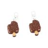 Bag Pendant Chocolate Ice Cream Keychain Car Keychains Resin Keychain  Gift