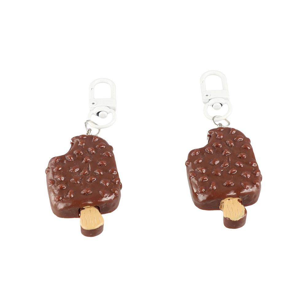 Bag Pendant Chocolate Ice Cream Keychain Car Keychains Resin Keychain Gift