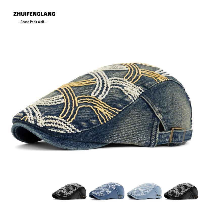 Men's and Women's Spring/Summer Fashion Cap: Versatile Duckbill, Flat Cap, Newsboy, and Beret Hat Styles