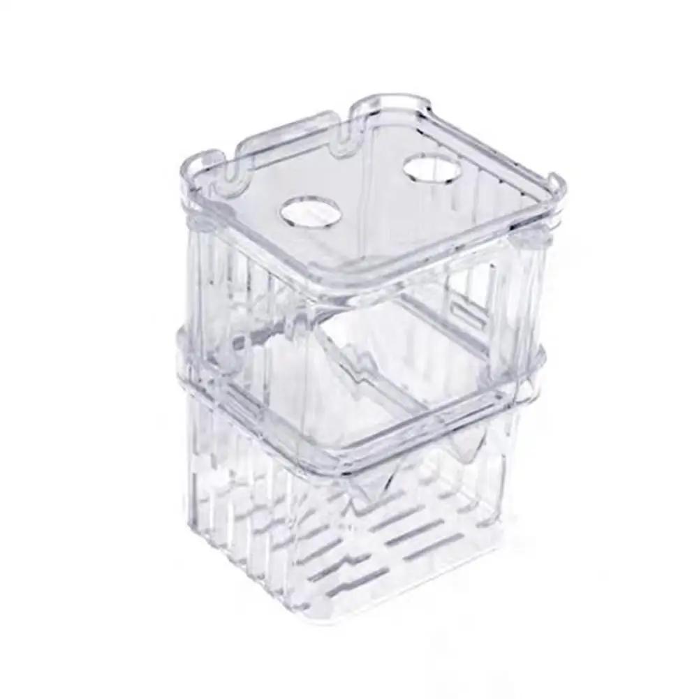 Aquarium Hatching Box Betta Fish Tank Hatching Incubator Fish Birthing Accessories Room Breeder Incubator Fish Box G8X5