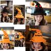 Adorable Plush Pumpkin Elf Hat For Halloween Festive Decorations And Cute Accessories