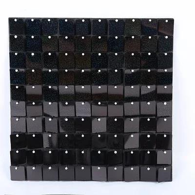 18pcs Golden Sequin Backdrop Panels for Wedding Party Baby Shower Background Wall Decor Shimmer Laser Backdrop Curtain Champagne