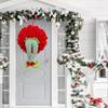 Christmas Elf Leg Wreath Xmas Tree Topper Garland Ornaments Christmas Wreath Elf Legs Garlands for Front Door Holiday Decor