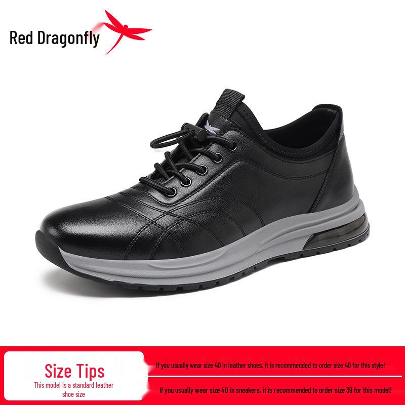 Red Dragonfly Men s Winter Sports Leather Waterproof Casual Shoes 40