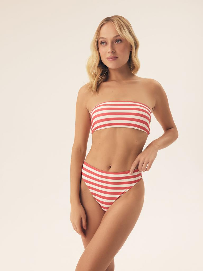 Malibu Bloovii Bikini Bottom | Red, White M