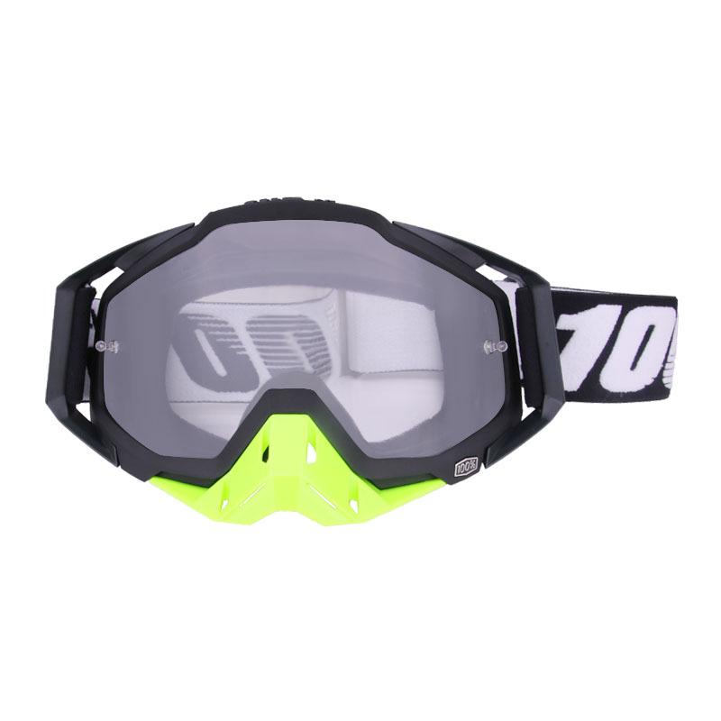 100 Off-Road Motorcycle Goggles with Nose Guard & Windshield Protection for Adults