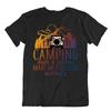 Camping Outside Trip T Shirt Tee Gift Vintage Funny Outdoors Fresh Dogs Coffee