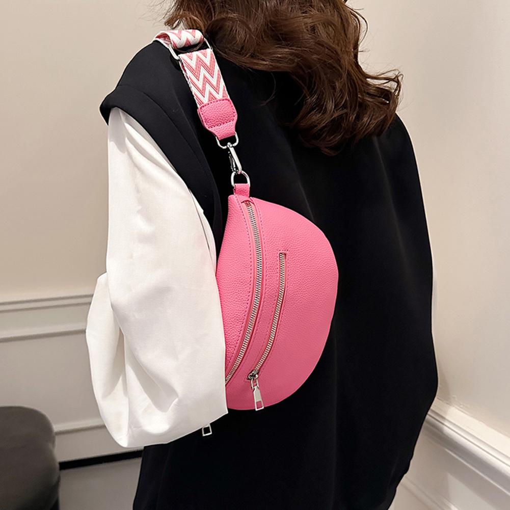 Women Crossbody Bags Vintage Belt Bag Fashion Chest Bag Retro Fanny Pack Multi-pocket Phone Purse Outdoor Travel Shoulder Bag