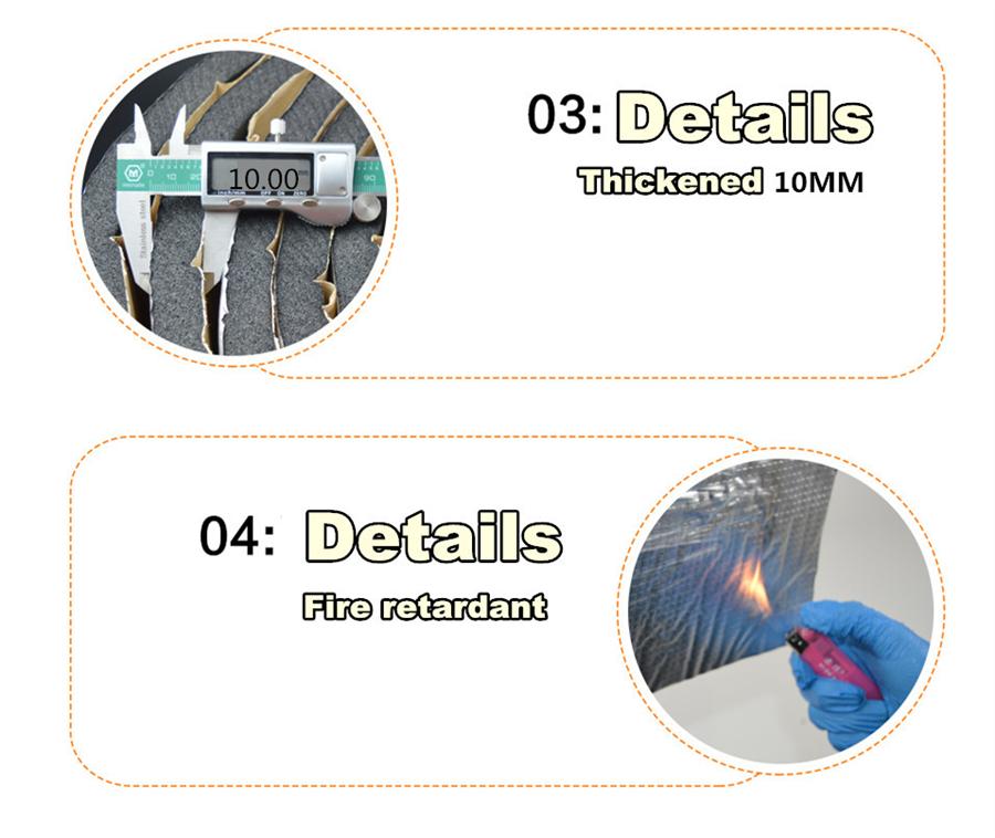 PE with aluminum and self-adhesive Covered with Alumium Shield