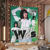 Popular Kpop LLoona YYves Printed Large Wall Tapestry Hanging Tarot Hippie Wall Rugs Dorm Art Home Decor