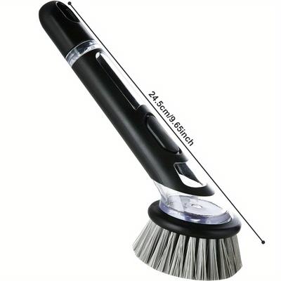 Éponge de Cuisine Facile à Nettoyer avec Distributeur de Savon Intégré Brosse à Vaisselle/Pot en Plastique Durable pour un Nettoyage Efficace