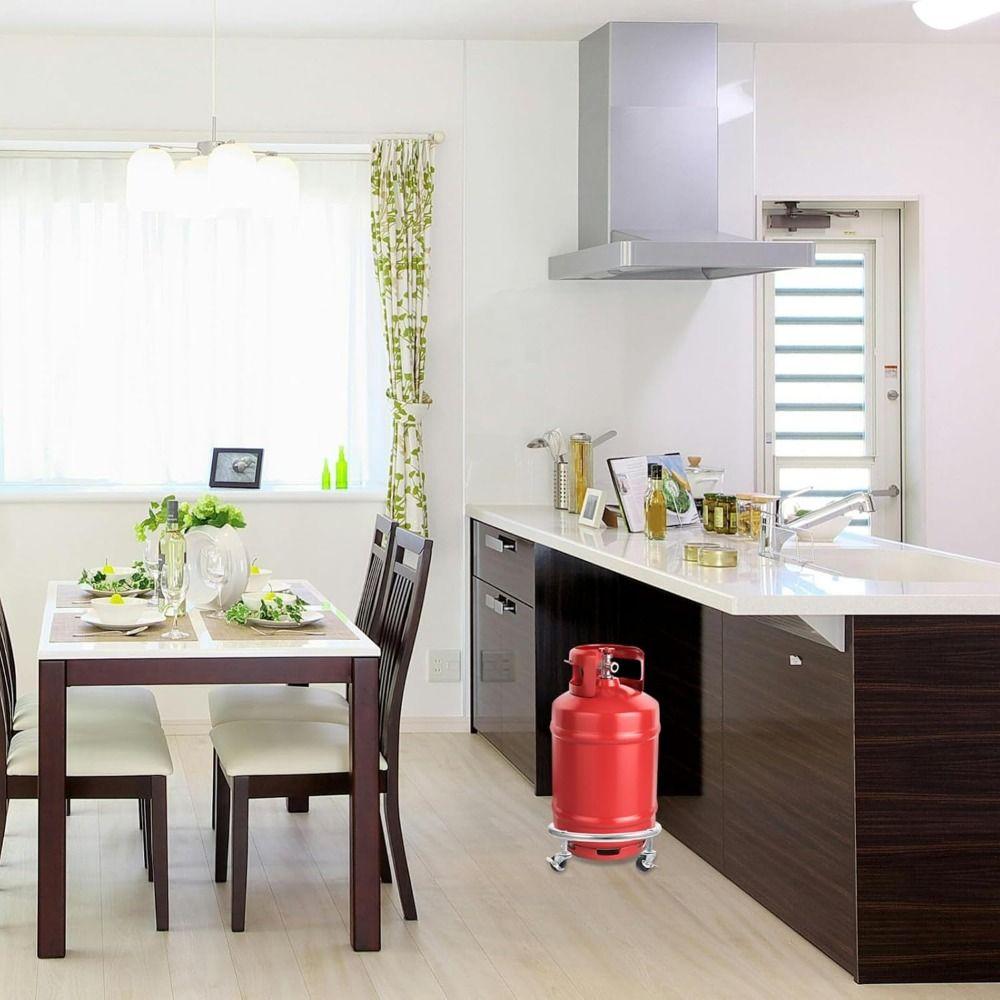 Brake Tank Gas Base Wheel Cylinder Holder Practical Fixed Tank Stand Dolly  Kitchen